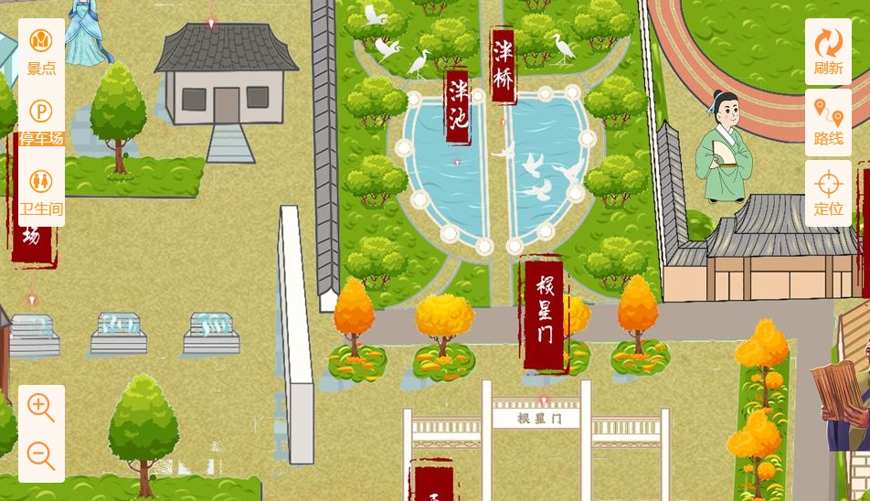 肃宁手绘地图景区语音讲解导览系统：智慧景区建设的基石